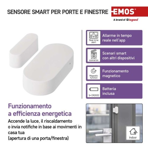 Sensore per Porte e Finestre WiFi... Sensore per Porte e Finestre WiFi...