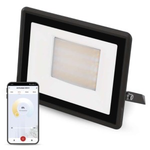 Faro LED Emos ZSW101 50W | Illuminazione RGB+CCT per Feste, Eventi e Facciate | Controllo Vocale e App | Emos ZSW101