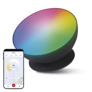 Lampada LED Ambientale Smart Nera 7W | Illuminazione RGB+CCT per Atmosfere Uniche | EMOS ZCW11BR