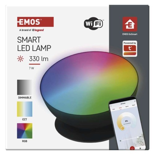 Lampada LED Ambientale Smart Nera 7W... Lampada LED Ambientale Smart Nera 7W...