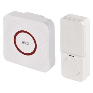 Campanello Senza Fili Bianco GoSMART EMOS P5735WS | Avvisi Smart, Installazione Senza Fili, 52 Suonerie 2