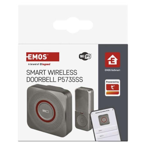 Campanello Senza Fili Smart Argento |... Campanello Senza Fili Smart Argento |...