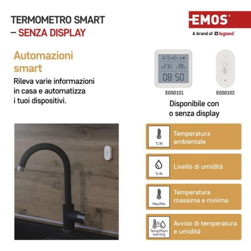 Termometro Digitale Wireless GoSmart... Termometro Digitale Wireless GoSmart...