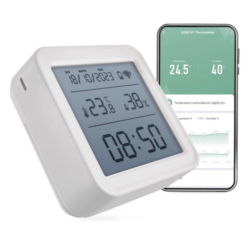 Termometro Digitale Wireless GoSmart  ZigBee | Sistema Smart Home | Emos EGS0101