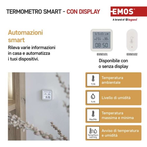 Termometro Digitale Wireless GoSmart... Termometro Digitale Wireless GoSmart...