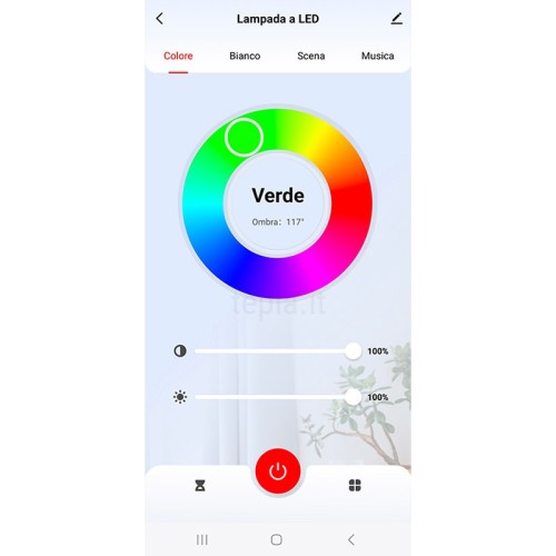 Lampada LED Ambientale Smart Nera 7W... Lampada LED Ambientale Smart Nera 7W...