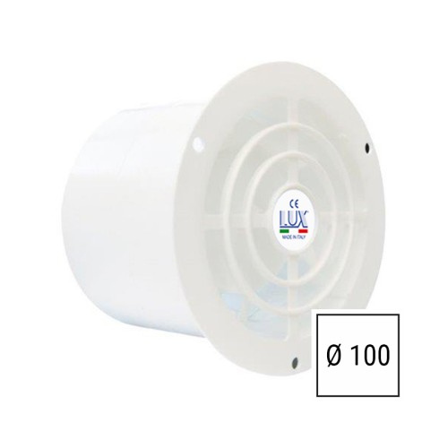 Aspiratore Assiale S11 12V per Caravan e Camper d.100mm | LUX 252