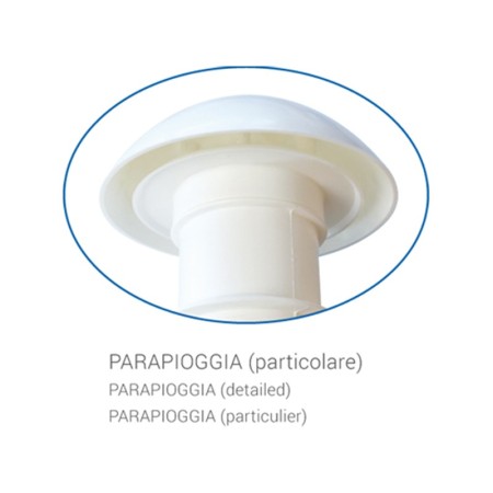 Camino Moplen d.60mm per Camper e Caravan | Scarico Esalazioni | LUX 160