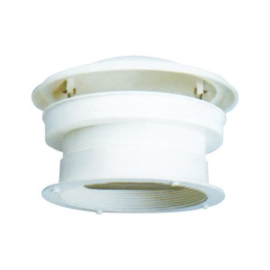 Sfiatatoio oblò OA bianco con sistema di apertura a scatto per camper e caravan diametro 165-185mm