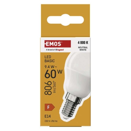 Lampadina LED Sfera E14 9.4W (60W)... Lampadina LED Sfera E14 9.4W (60W)...