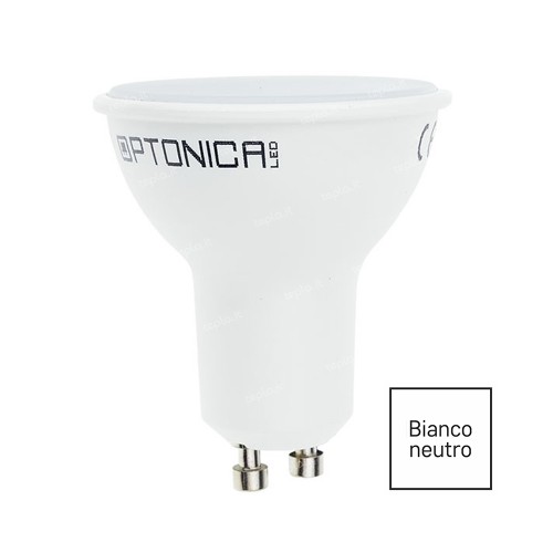 LAMPADINA LED GU10 6.5W 110° 4500K OPTONICA 1905