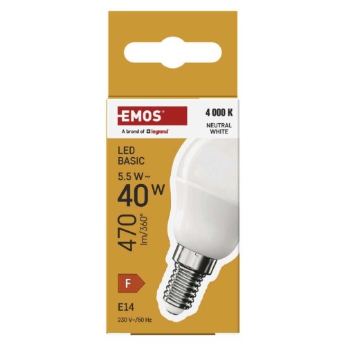 Lampadina LED Sfera E14 5.5W (40W)... Lampadina LED Sfera E14 5.5W (40W)...