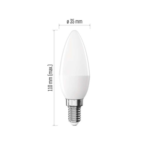 Lampadina LED Oliva E14 9.4W (60W)... Lampadina LED Oliva E14 9.4W (60W)...