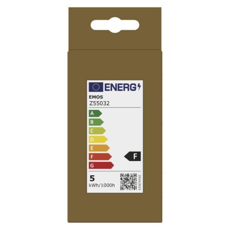 Lampadina LED Vintage A60 E27 4.5W (40W) 420lm 2200K Vetro Ambra | Emos Z55032
