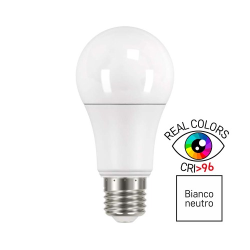 LAMPADINA LED E27 12,5W 4100K GOCCIA CRI+96 EMOS ZQ5158