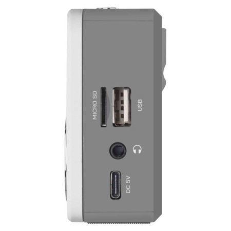 Radio portatile FM con lettore multimediale USB e microSD | EMOS E0086