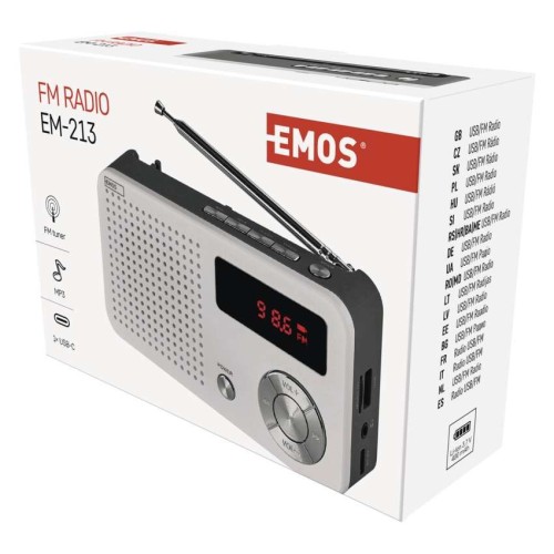 Radio portatile FM con lettore... Radio portatile FM con lettore...