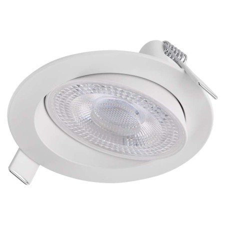 Faretto da incasso bianco GERI CCT 6,5W 780lm orientabile e dimmerabile con 3 temperature colore | Emos ZV1160