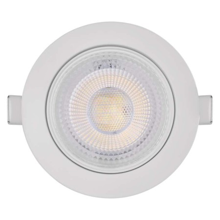 Faretto da incasso bianco GERI CCT 6,5W 780lm orientabile e dimmerabile con 3 temperature colore | Emos ZV1160