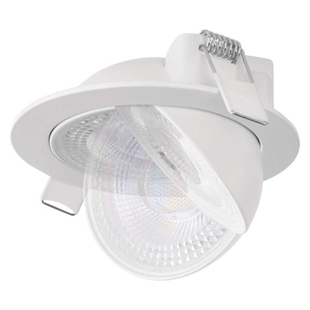 Faretto da incasso bianco GERI CCT 6,5W 780lm orientabile e dimmerabile con 3 temperature colore | Emos ZV1160
