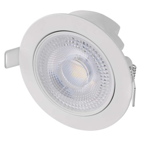 Faretto da incasso bianco GERI CCT 6,5W 780lm orientabile e dimmerabile con 3 temperature colore | Emos ZV1160