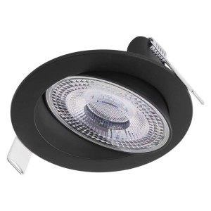 Faretto LED da incasso nero GERI CCT Emos ZV1161 6,5W 780lm orientabile con temperatura colore regolabile 2700K/4000K/6500K 2