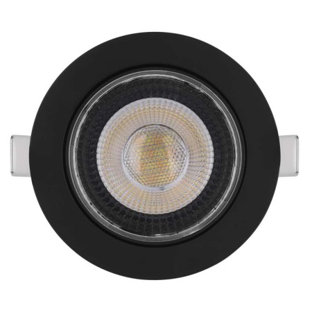 Faretto da incasso nero GERI CCT 6,5W 780lm orientabile e dimmerabile con 3 temperature colore | Emos ZV1161