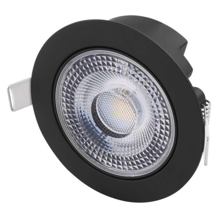 Faretto da incasso nero GERI CCT 6,5W 780lm orientabile e dimmerabile con 3 temperature colore | Emos ZV1161