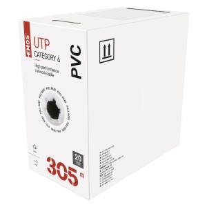 Cavo di Rete UTP Cat6 305m PVC Rame, 1Gbps, CPR Eca | EMOS S9131 2