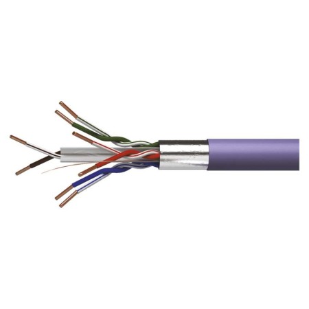 Cavo di Rete FFTP Cat6A 500m LSZH Rame, 10Gbps, CPR Dca | EMOS S9320