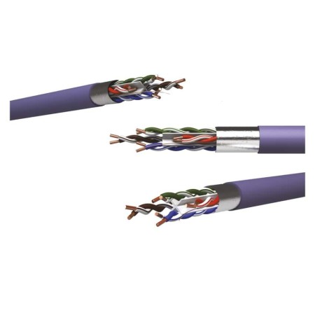 Cavo di Rete FFTP Cat6A 500m LSZH Rame, 10Gbps, CPR Dca | EMOS S9320