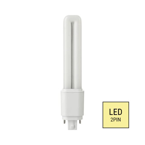 Lampadina LED PLC G24d 2 Pin 9W Sostituisce Fluorescente 26W | Luce Calda 3000K