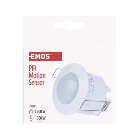 Sensore di Movimento PIR da Incasso, 360°, per Controsoffitti | Emos G1160