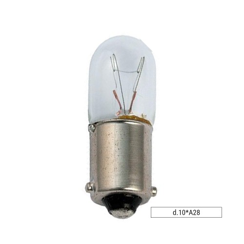 Microlampada Tubolare BA9S 24V 2W 83mA Segnalazione Industriale