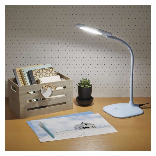 Lampada da tavolo LED STELLA blu dimmerabile con collo flessibile | Z7602BL