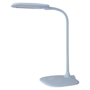 Lampada scrivania LED celeste STELLA 400 lumen touch collo flessibile EMOS Z7602BL 2