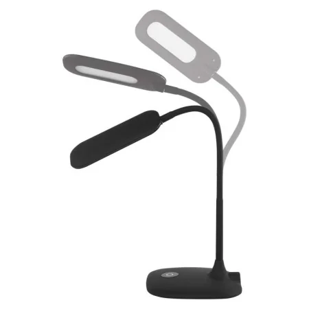 Lampada da Scrivania LED Nera STELLA 400lm Dimmerabile Touch Collo Flessibile | EMOS Z7602B