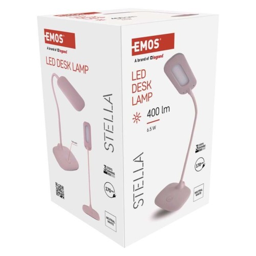 Lampada da Tavolo LED STELLA Rosa con...