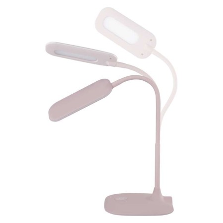 Lampada da Tavolo LED STELLA Rosa con Dimmer Touch e Collo Flessibile | Z7602P