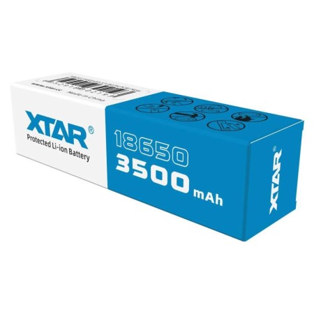 Batteria 18650 3,6V 3500mAh con protezione ricaricabile agli ioni di litio | B23865