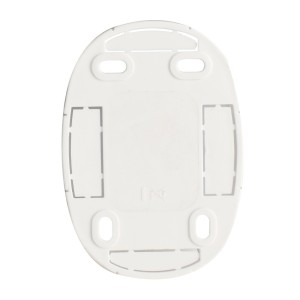 Supporto distanziatore ovale bianco da parete per interruttori e prese