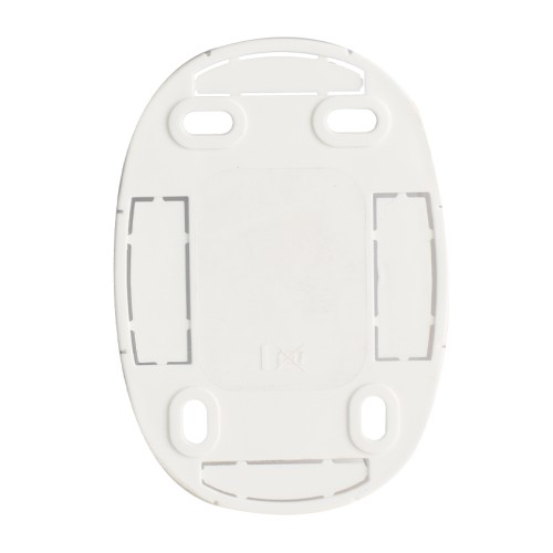 Supporto distanziatore ovale bianco da parete per interruttori e prese