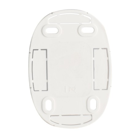 Supporto distanziatore ovale bianco da parete per interruttori e prese Supporto distanziatore ovale bianco da parete per interruttori e prese