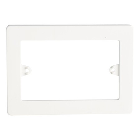 Adattatore bianco per fissaggio prese serie ovale su scatola 503 Adattatore bianco per fissaggio prese serie ovale su scatola 503