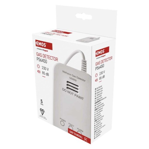 Scatola rilevatore gas EMOS GS869 con descrizione normativa e caratteristiche Scatola rilevatore gas EMOS GS869 con descrizione normativa e caratteristiche