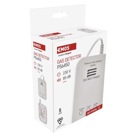 Rilevatore Fughe di Gas EMOS GS869 230V per B&B e Affitti Brevi | Emos P56450