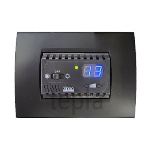 termostato digitale da incasso per scatole 503 (3 moduli), compatibile con placche della serie Living International