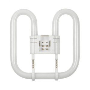 Lampada 2D 28W 4 pin attacco GR10q luce neutra 4000K 2