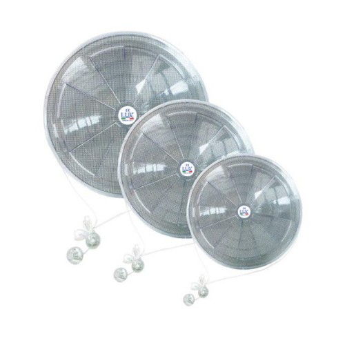 Aeratore da finestra trasparente Ø200 mm con cordino e rete anti-insetti LUX 296