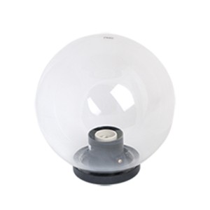 Globo da Giardino Trasparente PMMA Ø300 mm con Attacco E27
